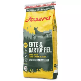 Сухий беззерновий корм Josera Ente&Kartoffel 15 кг для дорослих собак, Вага: 15 кг