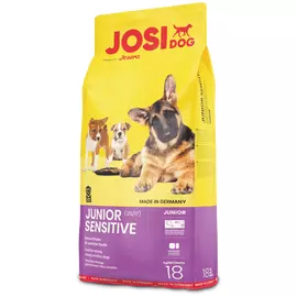 Сухой корм Josera  JosiDog Junior Sensitive 18 кг для щенков с чувствительным пищеварением, Вес: 18 кг