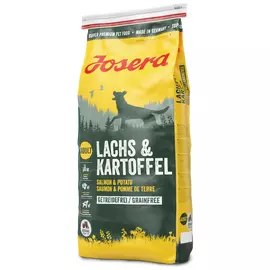 Сухий беззерновий корм Josera Lachs&Kartoffel 15 кг для собак з лососем, Вага: 15 кг
