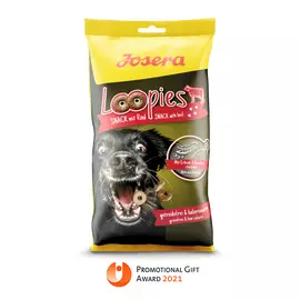 Смаколики для собак Josera Loopies mit Rind 150 г з яловичиною