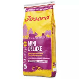 Сухий беззерновий корм Josera MiniDeluxe 15 кг для дорослих собак малих порід, Вага: 15 кг
