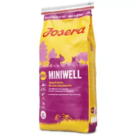 Сухий корм Josera Miniwell 15 кг для дорослих собак малих порід, Вага: 15 кг