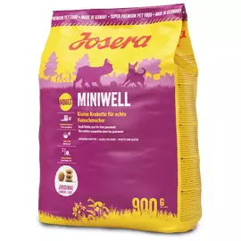 Сухий корм Josera Miniwell 900 г для дорослих собак малих порід, Вага: 900 г