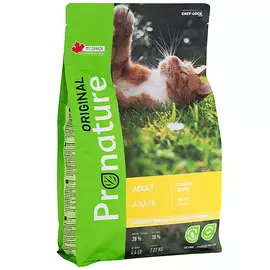 Сухий корм Pronature Original Adult Chiсken 2.27 кг з куркою для котів, Вага: 2.27 кг