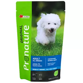 Сухий корм Pronature Original Chicken With Oatmeal 0.34 кг з куркою, Вага: 340 г