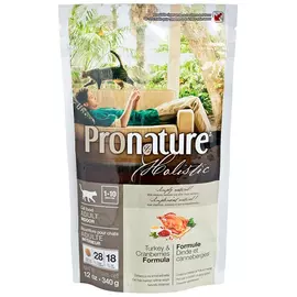 Сухий холістик корм Pronature Holistic Turkey&Cranberries 0.34 кг з індичкою та журавлиною для собак, Вага: 340 г