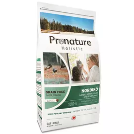 Сухий беззерновий холістик корм Pronature Holistic Nordikо 2 кг з індичкою та ягодами для котів, Вага: 2 кг