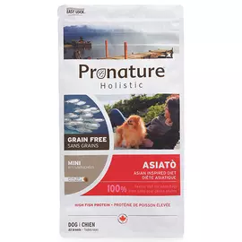 Сухий беззерновий холістик корм Pronature Holistic Asiato Small Bites 6 кг риба сиг з папаєю для собак міні та малих порід, Вага: 6 кг