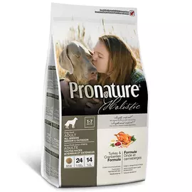 Сухий холістик корм Pronature Holistic Turkey&Cranberries 13.6 кг з індичкою та журавлиною для собак, Вага: 13.6 кг