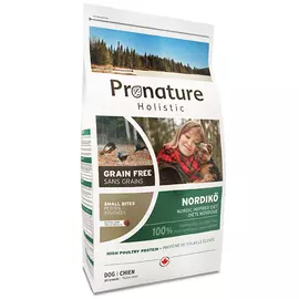 Cухий беззерновий холістик корм Pronature Holistic Nordikо Small Bites 2 кг індичка з ягодами для собак міні та малих порід, Вага: 2 кг