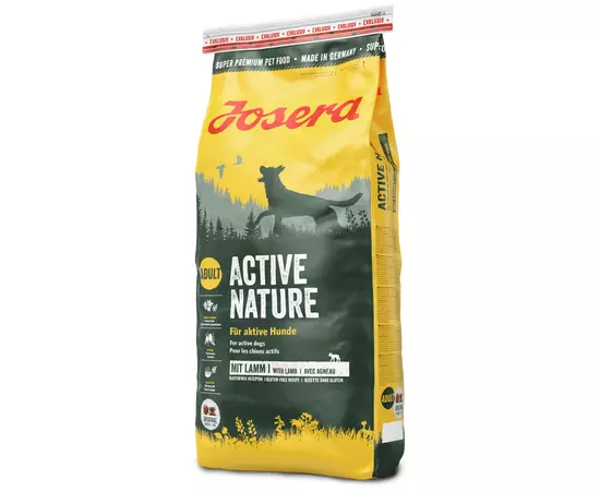 Сухий корм Josera Active Nature 15 кг для активних дорослих собак, Вага: 15 кг