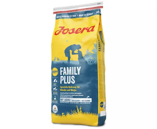 Сухой корм Josera Family Plus 15 кг для беременных собак и щенков