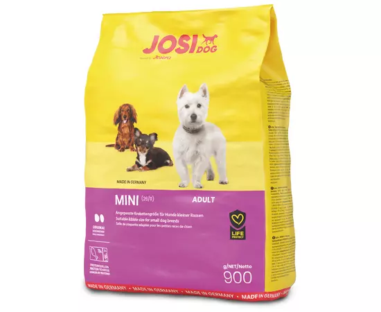 Сухой корм Josera JosiDog Mini 900 г для взрослых собак мелких пород, Вес: 900 г