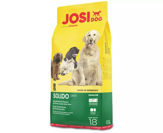 Сухой корм Josera JosiDog Solido 18 кг для старых собак, Вес: 18 кг