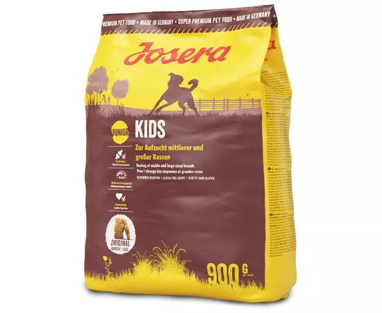 Сухий корм Josera Kids 900 г для цуценят та юніорів, Вага: 900 г