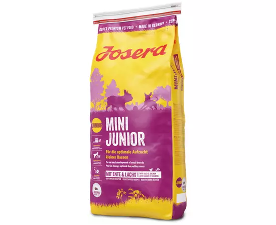 Сухий корм Josera MiniJunior 15 кг для цуценят та юніорів малих порід собак, Вага: 15 кг