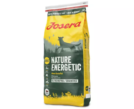 Сухий беззерновий корм Josera Nature Energetic 15 кг для дорослих собак, Вага: 15 кг