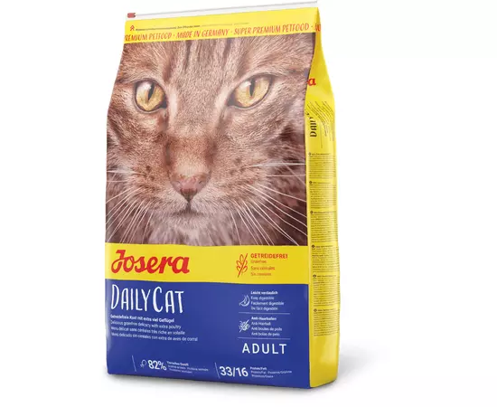 Сухий беззерновий корм Josera DailyCat 10 кг для дорослих котів та кішок, Вага: 10 кг