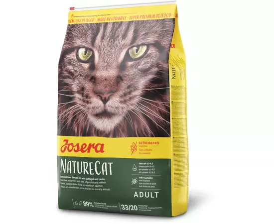 Сухой беззерновой корм Josera NatureCat 10 кг для взрослых кошек и котов, Вес: 10 кг