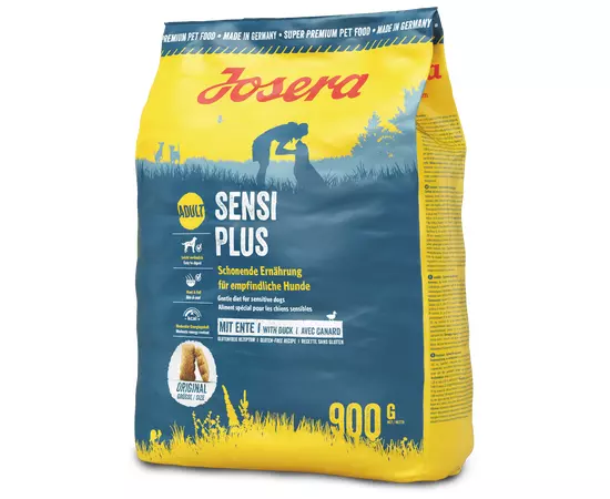 Сухой корм Josera SensiPlus 900 г для взрослых собак с чувствительным пищеварением, Вес: 900 г