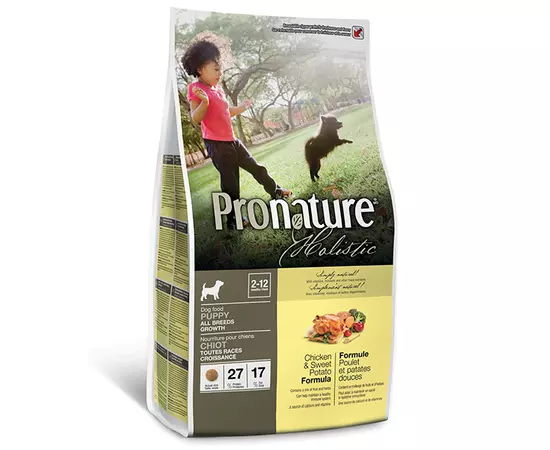 Сухий холістик корм Pronature Holistic Puppy Chicken&Sweet Potato 2.72 кг з куркою і бататом для цуценят, Вага: 2.72 кг